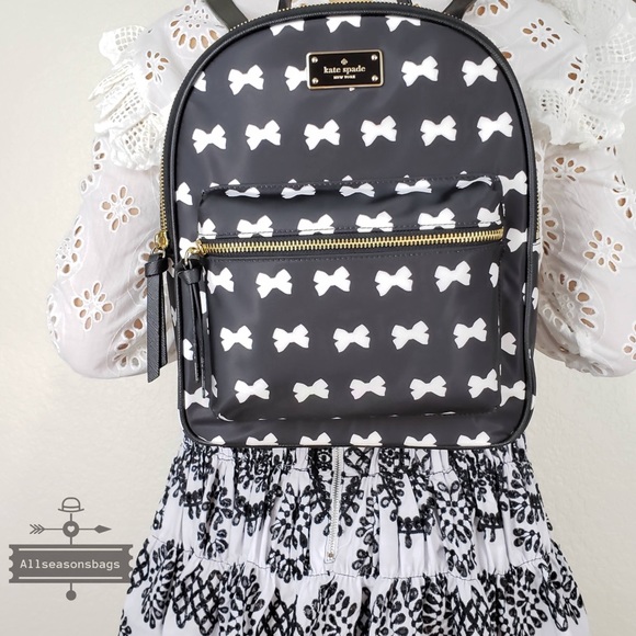 NWT Kate Spade Small Bradley Wilson bow Backpack - Picture 3 of 8